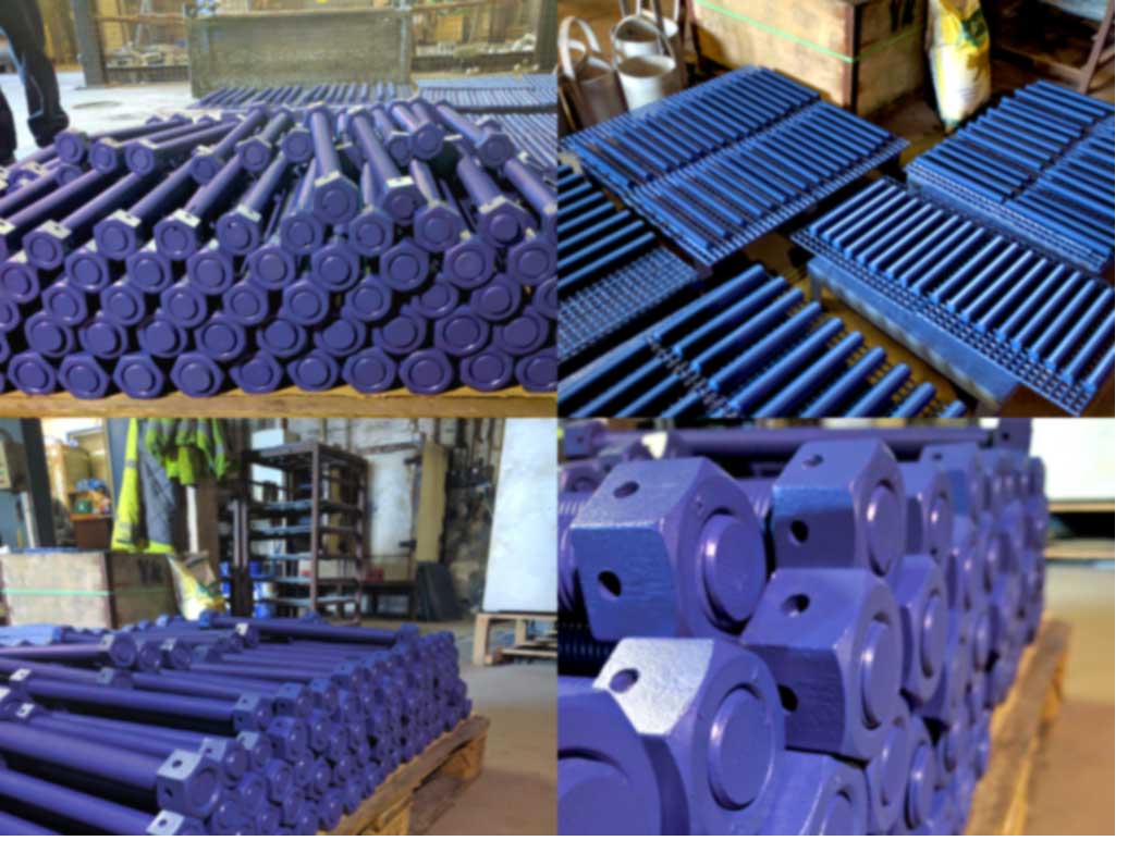 Stud bolts with coatings